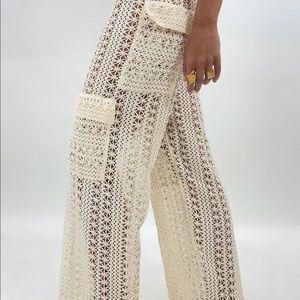 Heart Of Sun BAHIA CARGO PANTS | BEIGE CROCHET